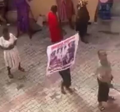 Drama As Married Women Protest Against Young Women In Owerri Over Indecent Dressing To Snatch Their Husbands (Video)
