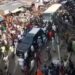 Mammoth Crowd As Tinubu Storms Lagos In Style Following APC Presidential Ticket Victory (Videos)