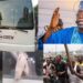 Hoodlums Attack Convoy Of APC Presidential Candidate, Tinubu, In Lagos, Two Injured (Video)