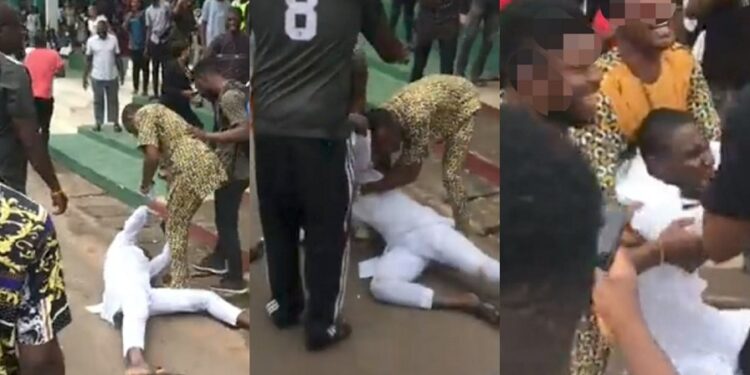 “I’m Tired Of Nigeria” – Watch Viral Video Of Man Crying Uncontrollably At PVC Registration Venue