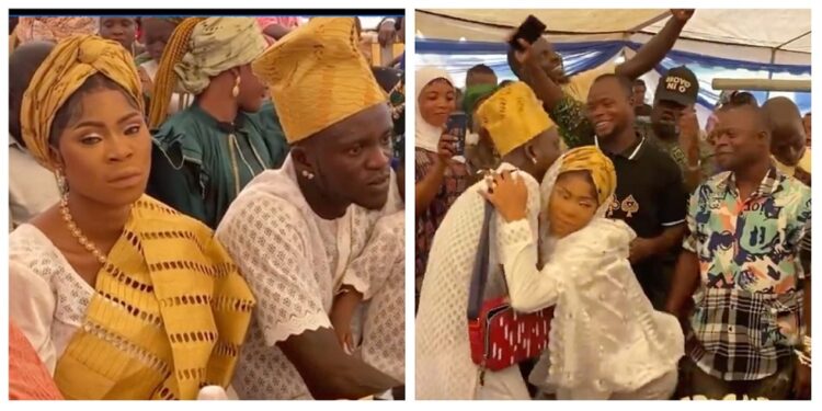Read Reactions To ‘Unhappy’ Facial Expression Of Portable’s Wife During Wedding Ceremony
