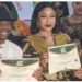 Rivers Guber: ADC’s Tonte Ibraye, Tonto Dikeh Receive Certificate Of Return (Photos)