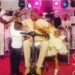 See The Moment Yinka Ayefele’s Cute Triplets Joined Him On Stage As They Struggle For Microphone (Video)