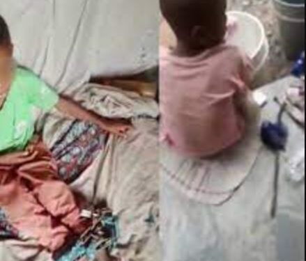 Unbelievable! Man And His Wife Arrested For Chaining 7-Year-Old Son Inside A Room In Imo