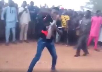 Nigerian Superman Seen Breaking Machete Into Two With Bare Hands (Video)