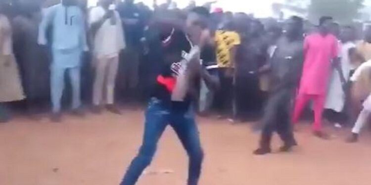 Nigerian Superman Seen Breaking Machete Into Two With Bare Hands (Video)