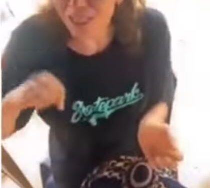 American Woman Allegedly Hypnotized By Suspected Yahoo Boy Comes To Her Senses 3 days After Arriving In Badagry From California (Video)