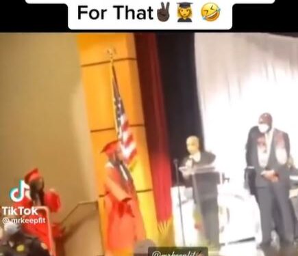 Drama As Lady Refuses To Shake Her Teachers During Her Graduation For Allegedly Making Her Senior Year ‘Hell’ (Video)