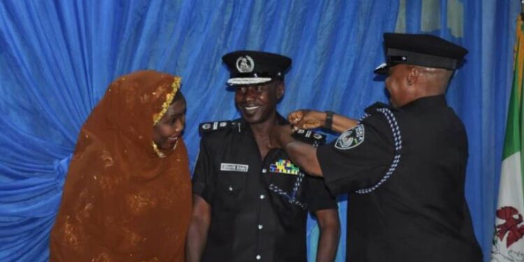 Suspended EFCC Chairman, Ibrahim Magu Decorated As AIG (Photos)