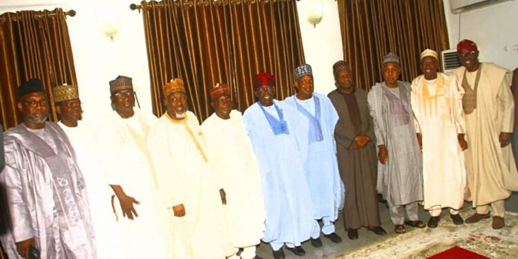 Northern APC Governors Meet Tinubu, Vow To Make Him Nigeria’s Next President