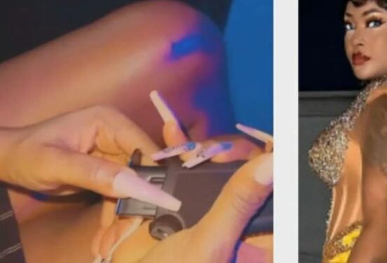 Actress, Angela Okorie Shows Off Loaded Gun On Instagram (Video)