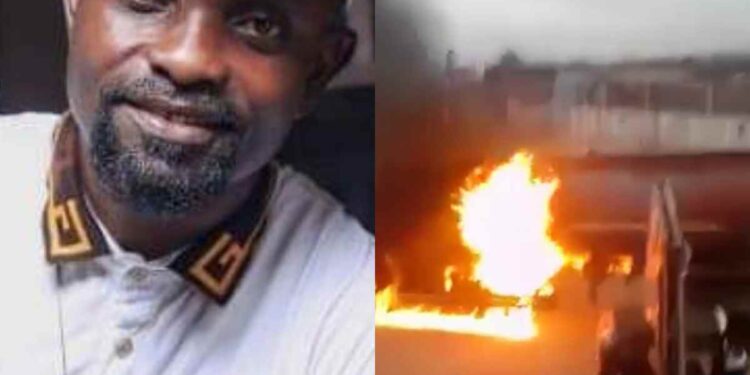 Truck Driver Hailed A Hero After He Risked His Life To Drive A Burning Truck Out Of A Residential Area (Video)