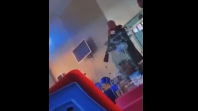 Watch Moment Pastor Stuns Church Member As He Shows Up In Church With a Gun