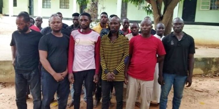 Police Arrest 24 Thugs Linked To 2023 Aspirant With Guns (Photos)