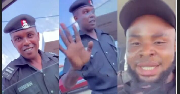 Reactions After Nigerian Policeman Shocks Motorist By Refusing To Accept ‘Bribe’ At Checkpoint (Video)