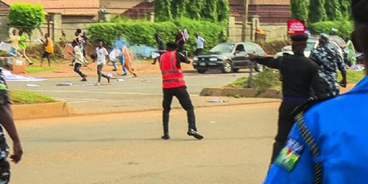 APC Presidential Primaries: Journalist Teargassed, Denied Entry Into Convention Ground