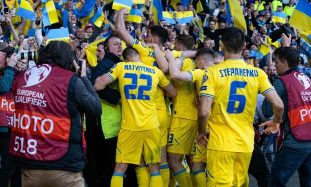 Emotional Scenes As Ukraine Returns To International Football With 3-1 Win Over Scotland In 2022 World Cup Qualifier (Photos & Video)