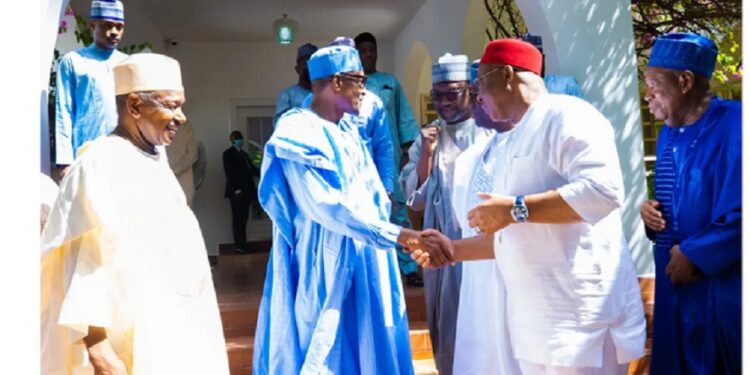 Buhari Hosts 9 APC Governors in Katsina (List)