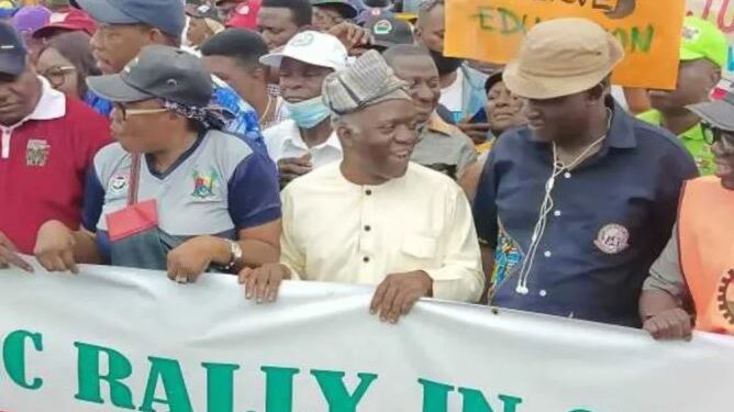ASUU: Falana Joins NLC Protest In Lagos
