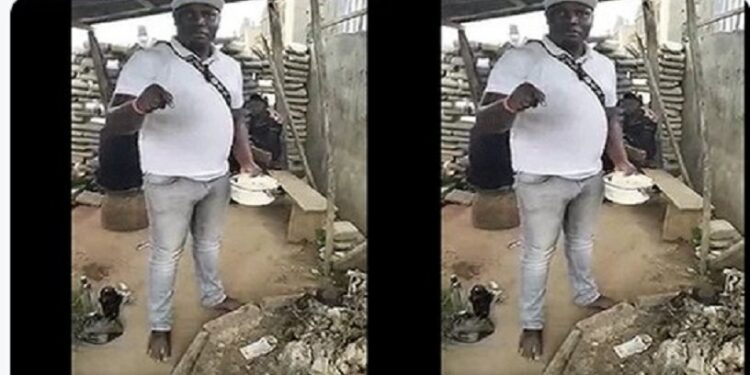 APC Youth Leader Goes To A Shrine To Place Curse On Those Who Accused Him Of Taking N6m From The Adelekes To Ensure PDP Win Osun Governorship Election (Video)
