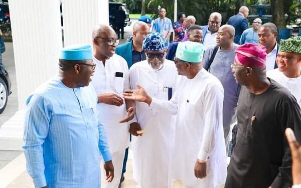 Three APC Governors Visit Gov Wike In Rivers