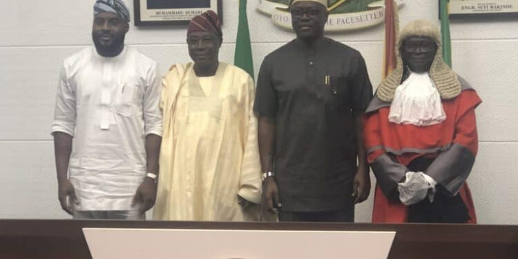 Bayo Lawal Sworn In As New Oyo Deputy Governor (Photos)