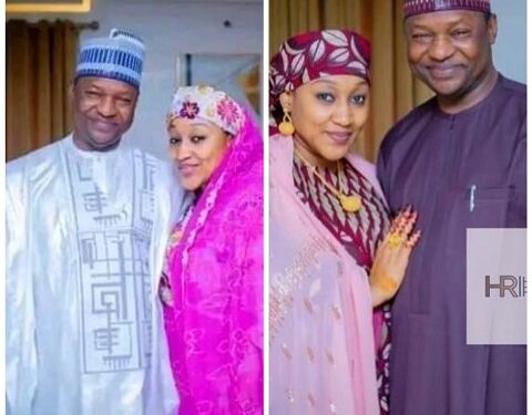 See Photos of Attorney-General, Abubakar Malami and His New Wife, President Buhari’s Daughter, Hadiza