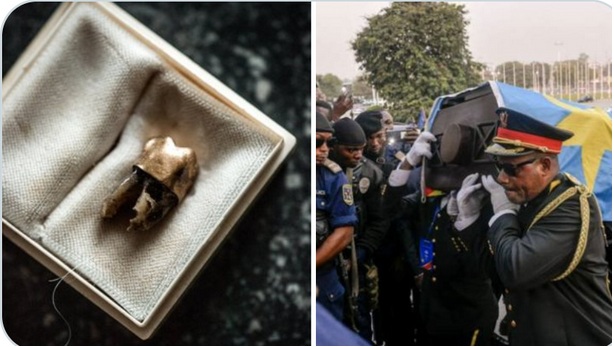 DR Congo Organizes Burial Ceremony For ‘Tooth’ Of Independence Hero After He Was Assassinated And Dissolved In Acid (Photos & Video)