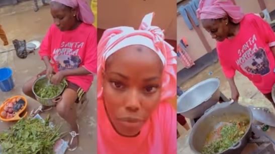 “It’s Not Easy To Be The Main Girlfriend” – Lady Laments After Working Tirelessly At Boyfriend’s Family House During Sallah (Video)