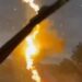 Woman Captures The Shocking Moment Lightning Struck Her Husband’s Truck (Video)