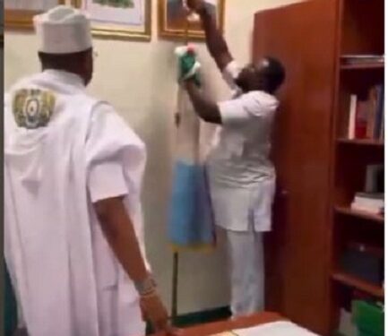 Reps Member, Shina Peller Removes APC Flag From His Office After Dumping The Party For Accord Party (Video)