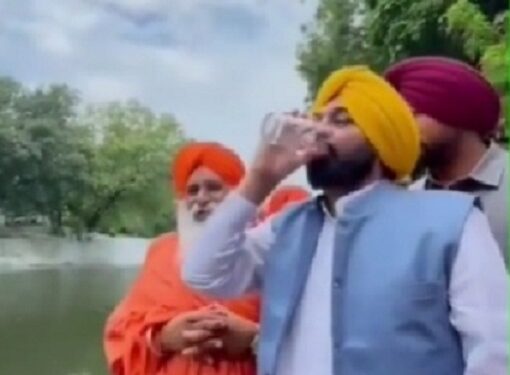 Indian Politician Hospitalised After Drinking Water From A ‘Holy’ River To Prove That It Is ‘Clean’ (Video)