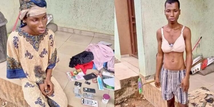 Man Stripped After He Entered RCCG Church Disguised As A Woman (Photos)