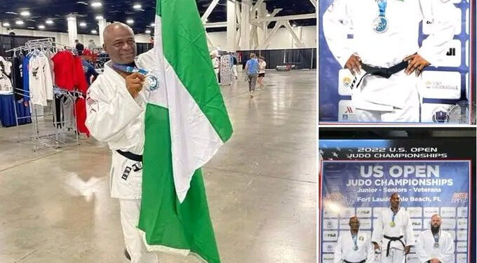 Commander Of Police, Tunji Disu Wins Silver In US Judo Championship (Photos & Video)