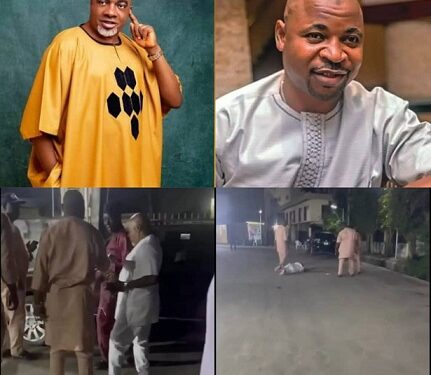 Actor Olaiya Igwe Prostrates As MC Oluomo Gifts Him A Benz (Video)