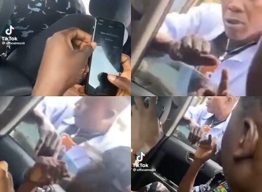 Police Officers Caught On Camera Extorting Passengers Of A Vehicle (Video)