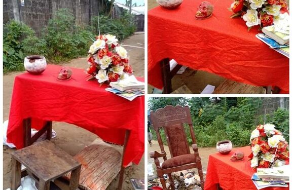 Photos Of People Tied With Keys Found Dumped Among Fetish Items In Akwa Ibom (Photos)