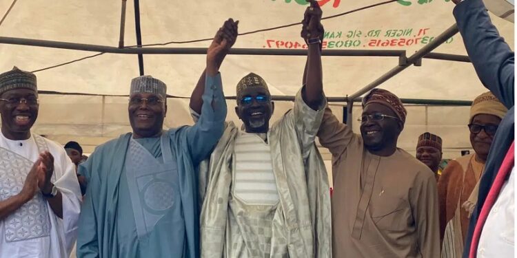 BREAKING: Atiku Finally Receives Shekarau Back To PDP
