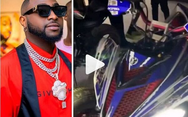 Davido Takes Delivery Of A Unique Power Bike (Video)