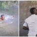 Meet Ghanaian Teacher Who Swims In A River Everyday To Get To His School (Video)