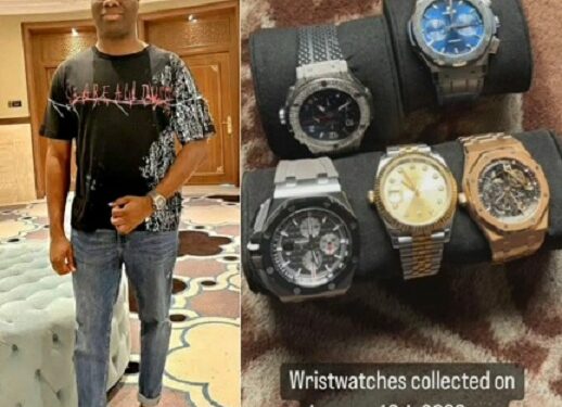 ”Thieves In Government Uniform”- Mompha Lashes Out After Showing Off His Luxury Watches Retrieved From EFCC Operatives