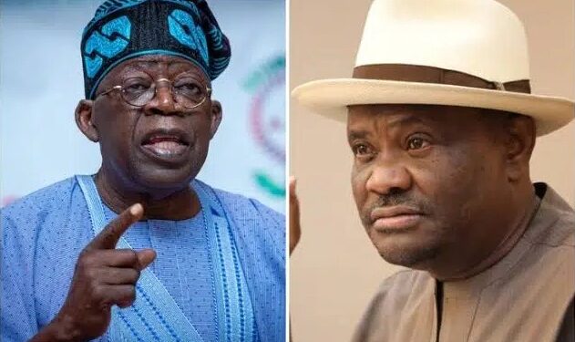 Nigerians React As Wike Meets Tinubu In France