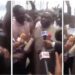 ‘They Have Failed’ – Angry Youths Boo APC Chieftain, Disrupt Interview With Journalists (Video)