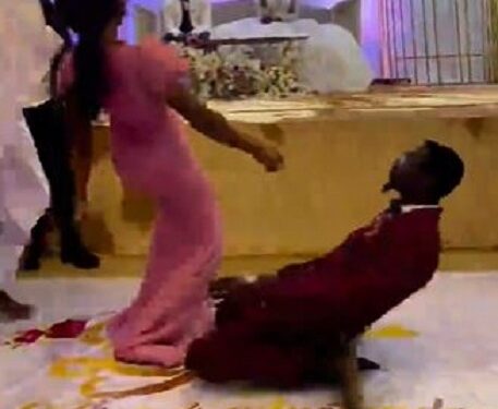 Excited Groomsman Throws Caution To The Wind, Dances Like Never Before At A Wedding (Video)