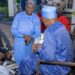 Nigerians Lambast Man For Kneeling Down Before Atiku (Photo)