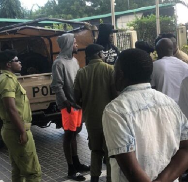 See The Moment Nigerian Popular Singer, Kizz Daniel Was Arrested In Tanzania (Video)