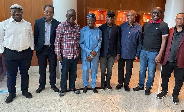 Obasanjo Trends, Receives Accolades After Meeting Obi, Wike, Other Governors In London (Photos & Comments)