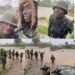Nigerian Soldiers Working In The Rain Show What They Pass Through To Keep Nigeria Safe (Video)