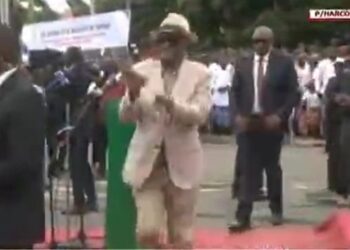 Gov Wike Shows Off His New Dance Moves At The Commissioning of Some Projects (Video)