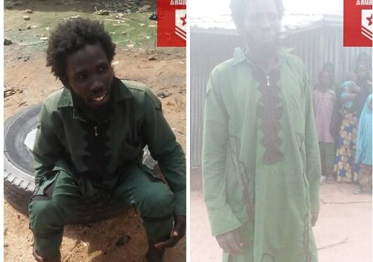 Boko Haram Chief Executioner Who Slaughtered Over ‘1000’ Abducted Military Men And Civilians Surrenders To Troops In Borno (Photos)